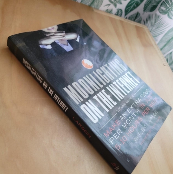 Moonlighting on the Internet Paperback Book Money Career Writing Online - Picture 2 of 7